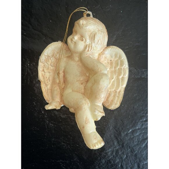 Lot 16 CHERUB Angels Ornament Hollow Plastic Mold Victorian Style Christmas Tree - Picture 4 of 13
